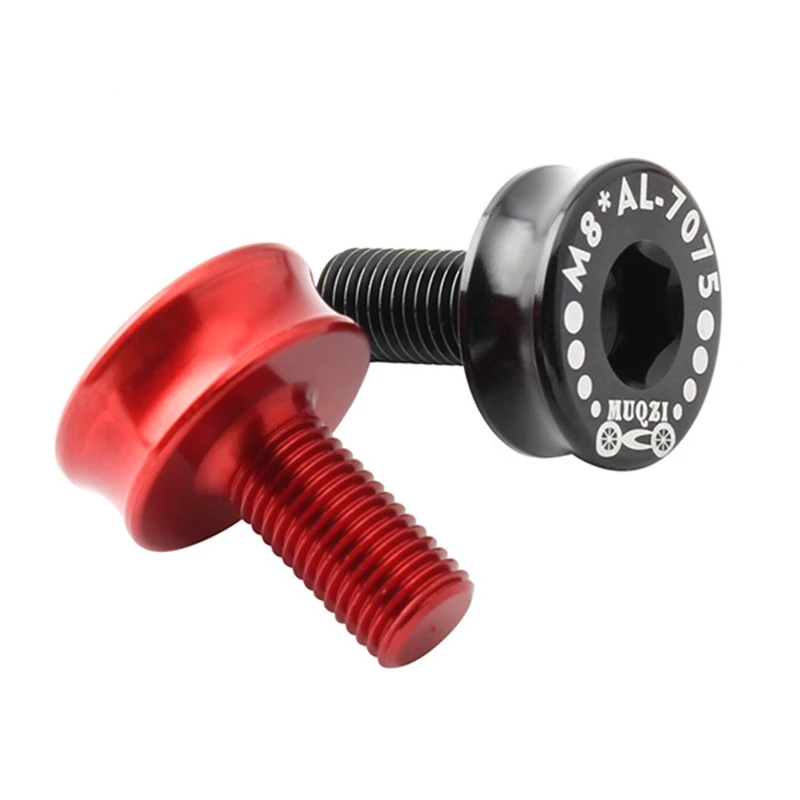 Bike Square Taper Bottom Bracket Screw Aluminum Alloy Crankset Bolts Cycling Watertight Sealed Crank Nut Crank Screw