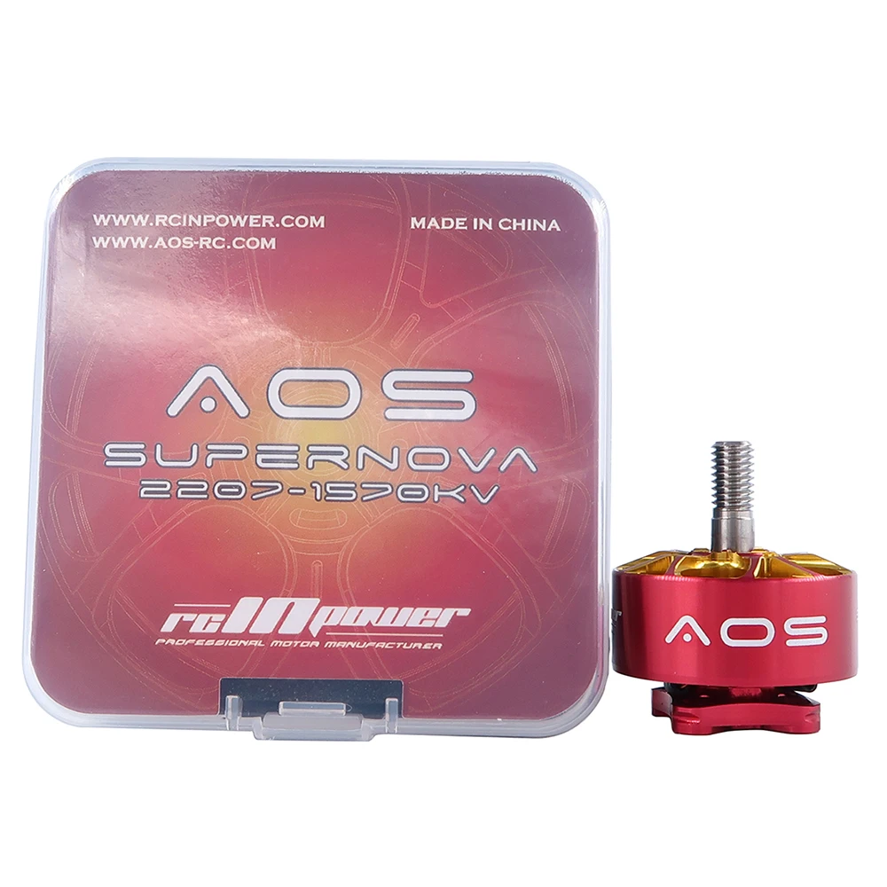 Rcinpower AOS Supernova 8S 2207-1570KV Brushless Motor for RC FPV Racing Drones