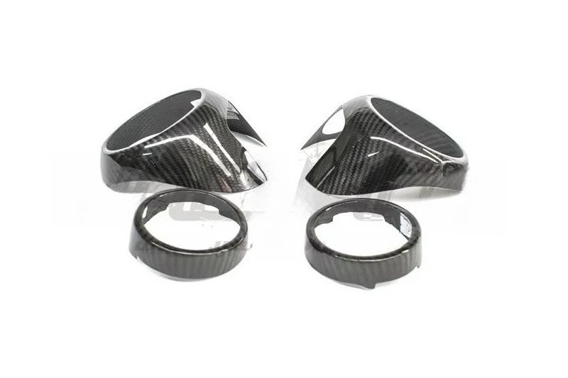 Trade Assurance Dry Carbon Fiber Interior Trim Fit For 2006-2013 Mini R55 R56 R57 R58 R59 LHD Inner Door Speaker Housing Cover