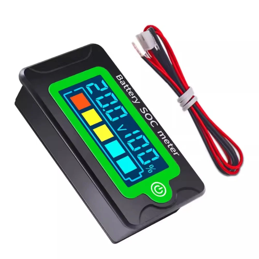 Waterproof Battery Capacity Indicator Voltmeter Digital Display Battery Tester For Test Measurement Tool Accessory