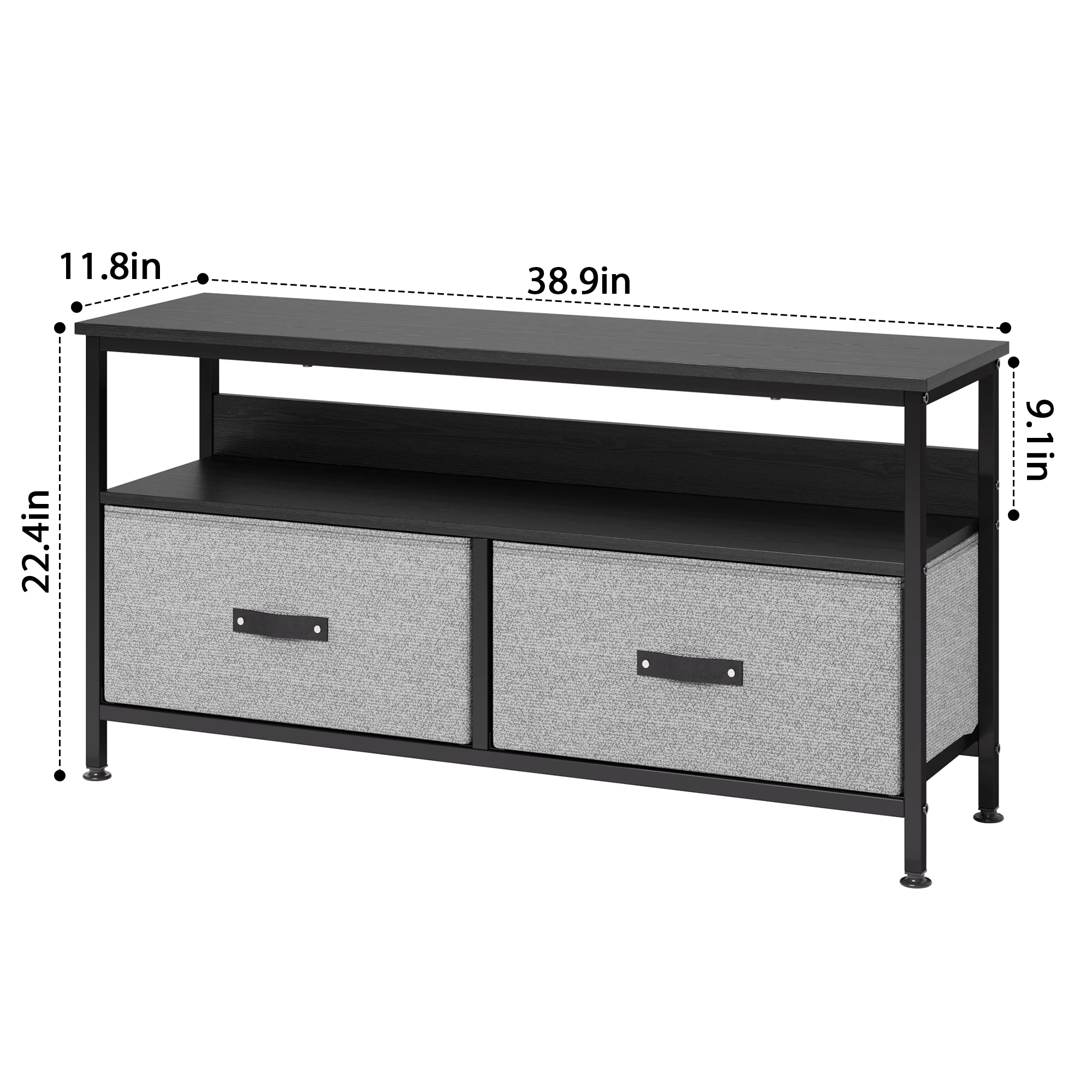 

Dresser TV Stand Entertainment Center with Storage, 50Inch TV Stand for TV Stand Dresser Console Table Furniture for Living Room