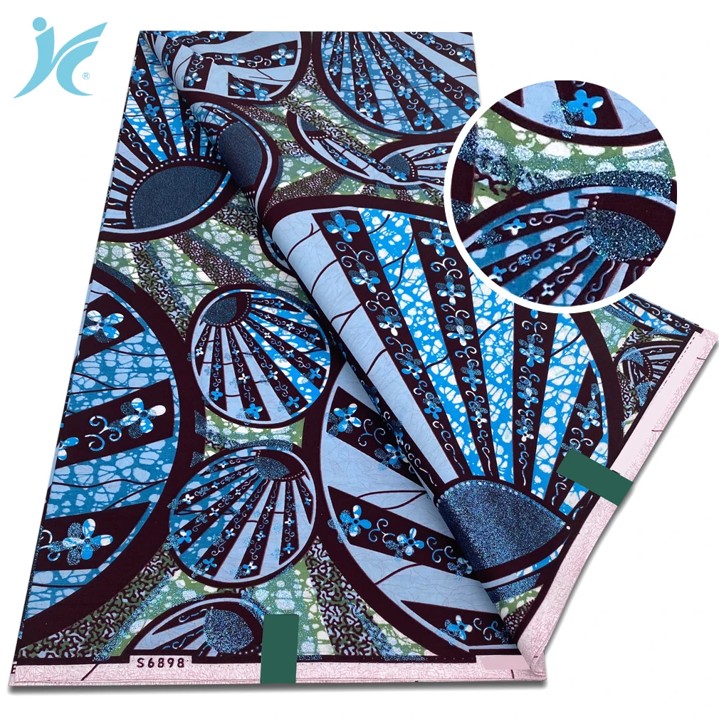 Soft New Glitter Golden Super - African Ankara Print review and price
