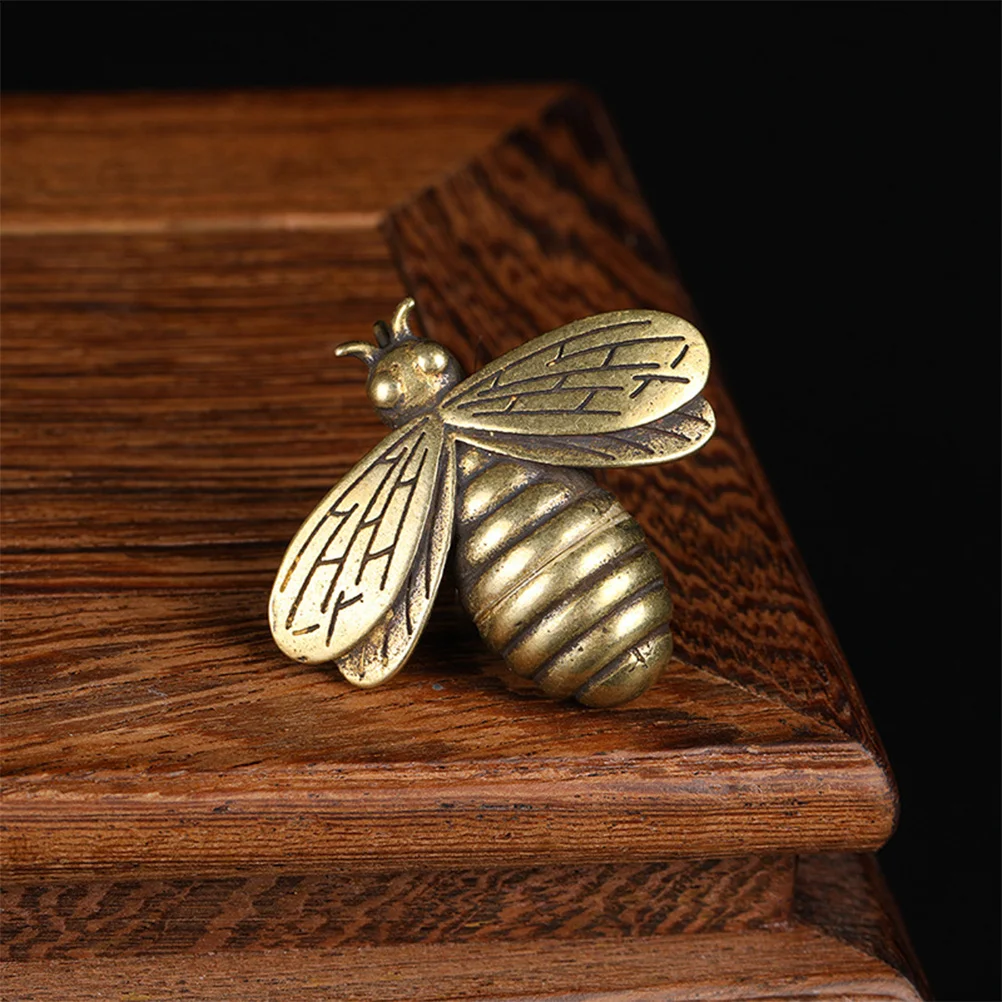 2pcs Vintage Brass Bee Charm Pendants For Jewelry Making Craft Supplies Necklace Bracelet Keychain Diy Accessories