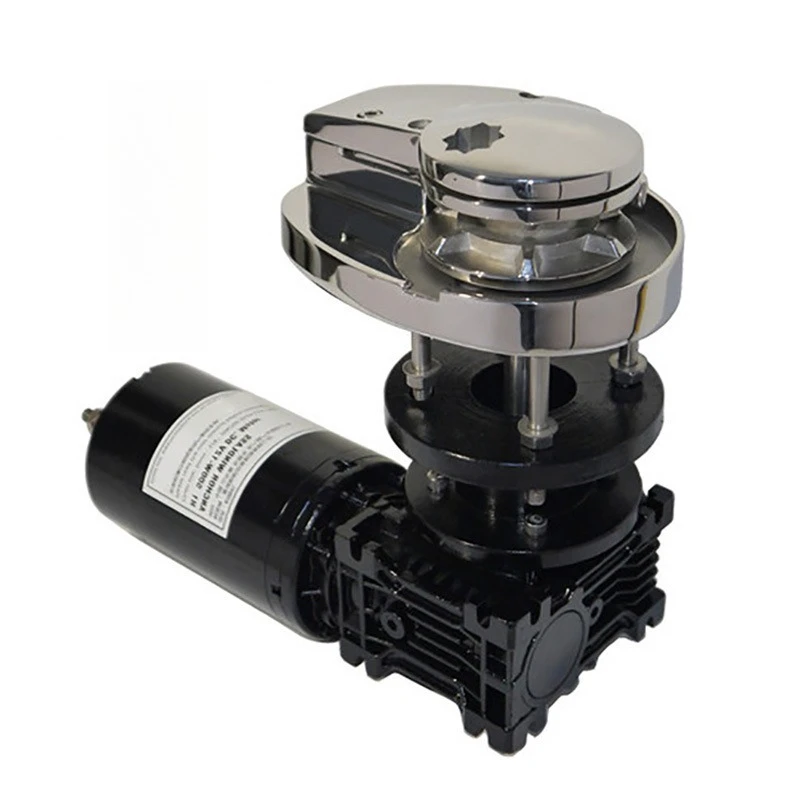 316 stainless steel vertical high head/low head windlass winch 12V 1200W suitable for ships up to 16 meters yacht