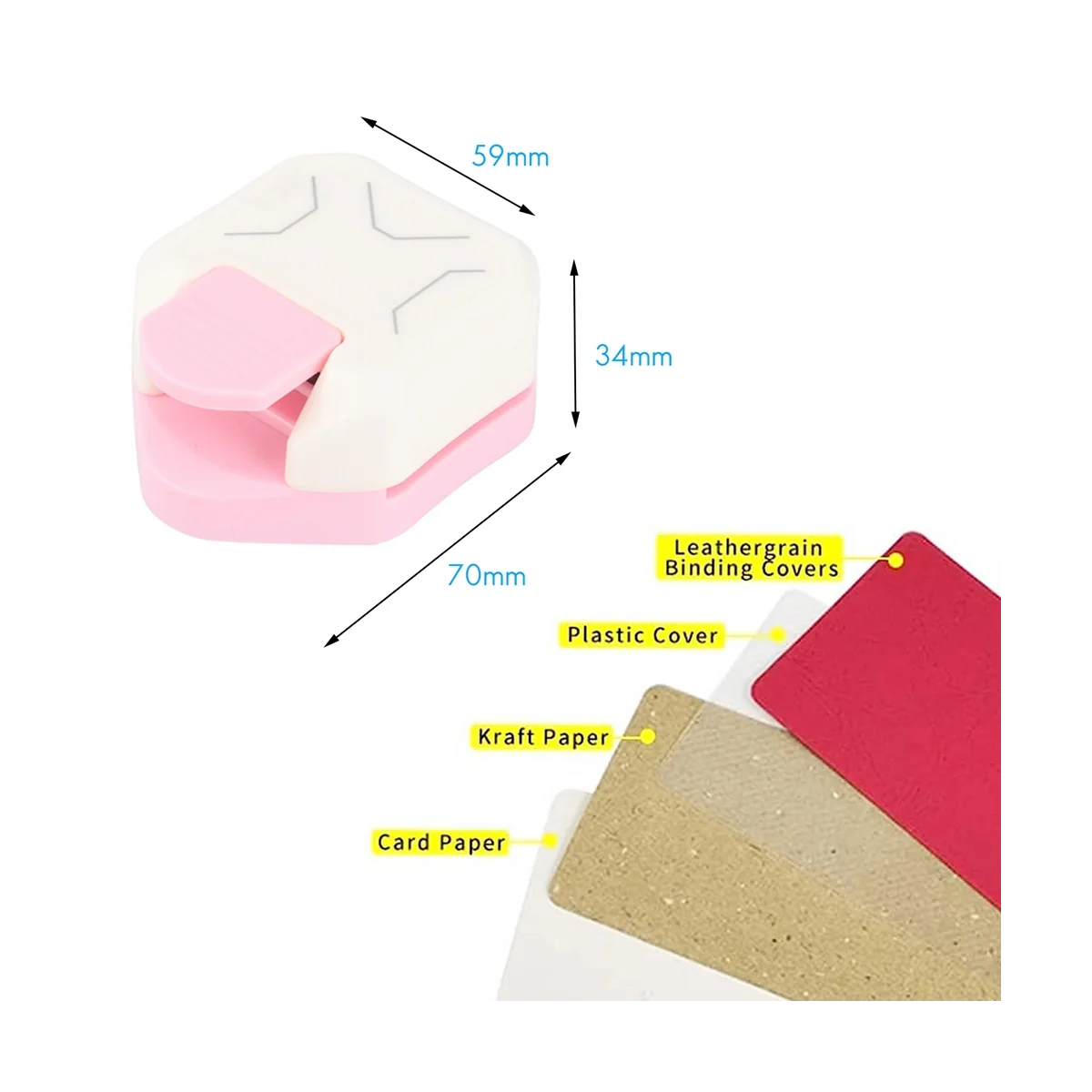 3 Corner Rounder Paper Punch Different Design for Card Making Laminate Cardstock Scrapbooking Paper Crafts Business Card