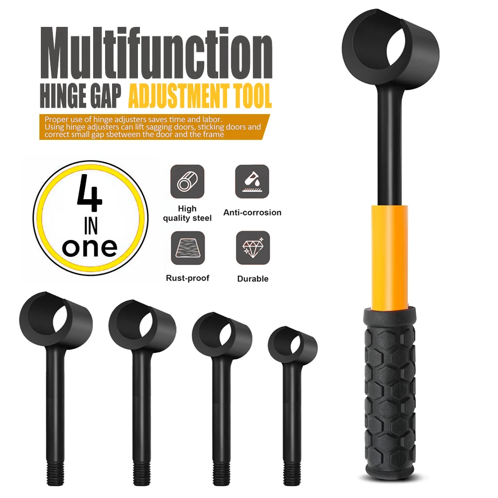 

Thread Door Hinge Adjustment Wrench Portable Replaceable Hinge Repair Spanner Multiple Sizes Door Repair Wrenches Manual Tools