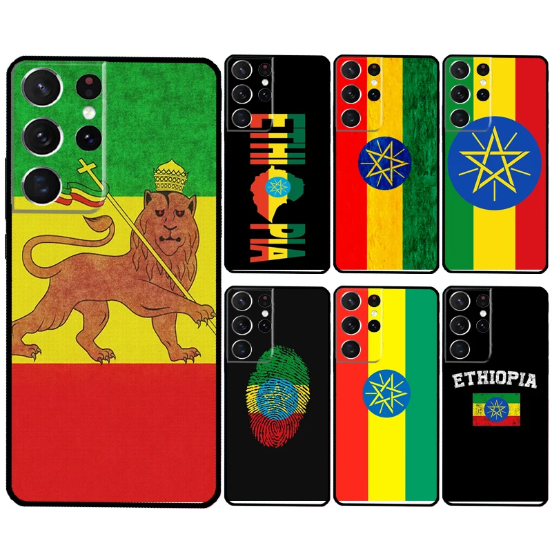 

Ethiopia Flag Funda For Samsung Galaxy S23 S24 Ultra S8 S9 S10 S22 Plus S20 S21 FE Note 10 20 Ultra Case