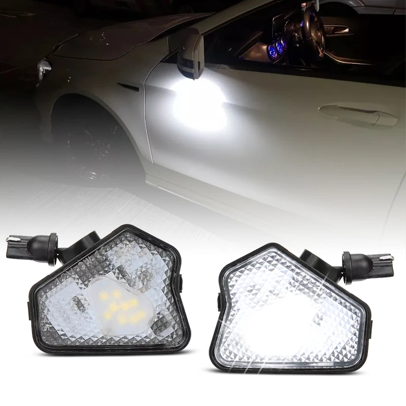 

2 шт. для Benz W176 X156 W204 W212 W246 W117 W218 W219 W209 W221 C117 W242 Белый светодиодный светильник под боковым зеркалом