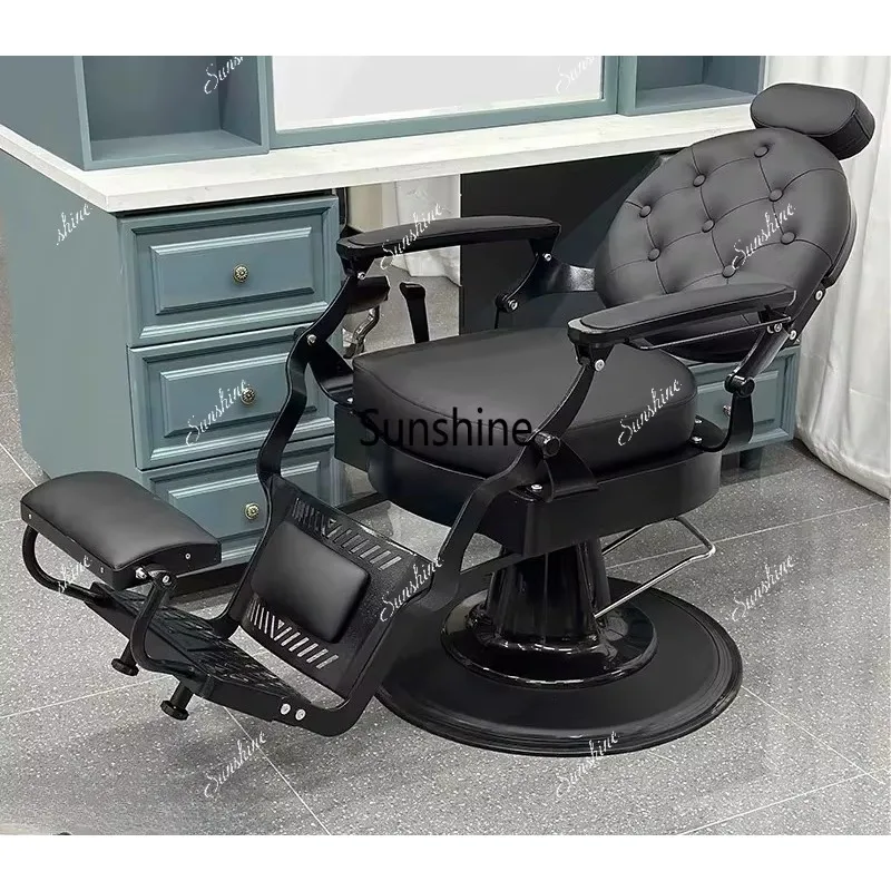 A reclining perm and dyeing scalp shaving chair for hair salons  FT