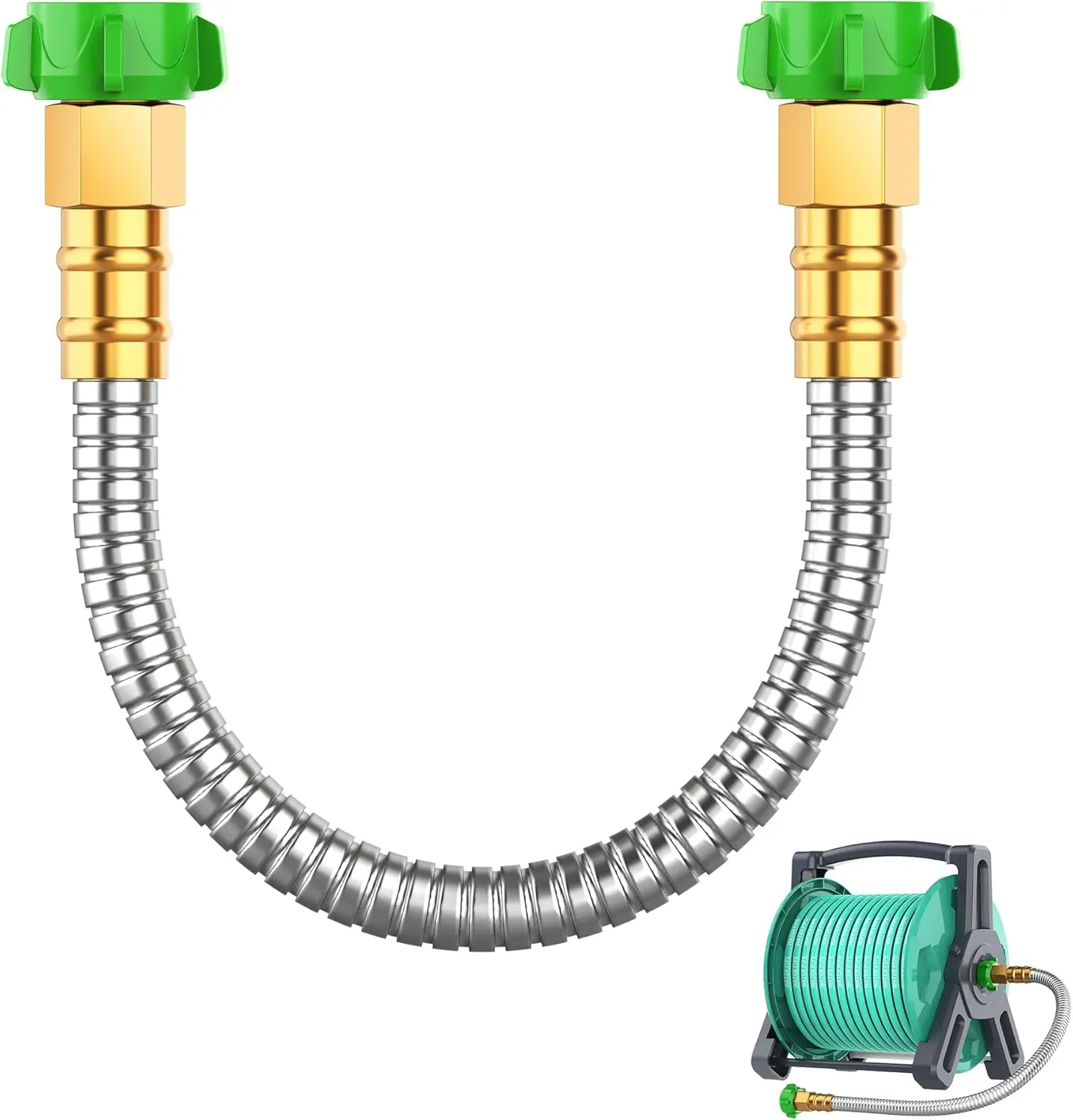 304 Stainless Steel Metal flexible Pipe Connector Washing Machine water inlet Coiled RawS Material Belt