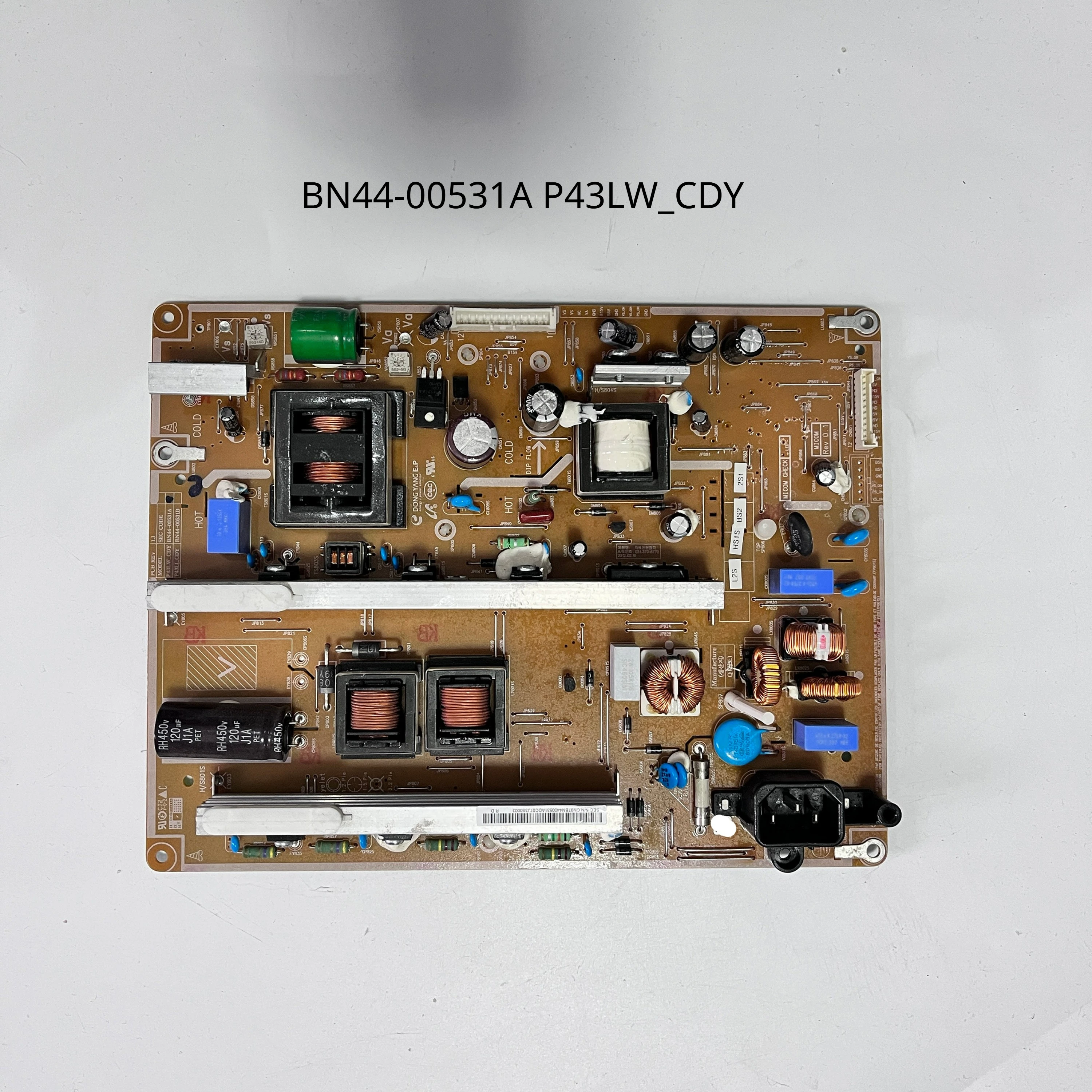 

Power Supply Board BN44-00531A P43LW_CDY is for PL43E400U1F PL43E400U1GXPR PL43E400U1FXZP TV Parts