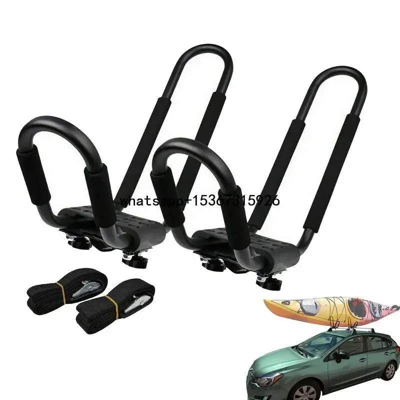 2pcs Kayak Roof Rack Universal Rooftop Rack Carrier For Kayak Canoe Paddle Boat Rooftop Kayak Carrier Universal Roof Rack