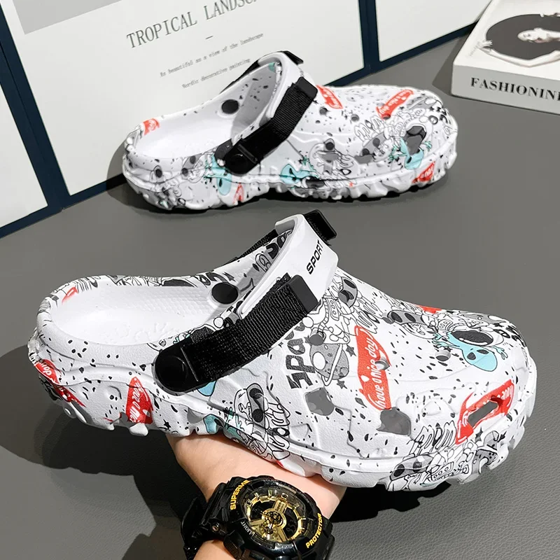 Men Shoes Slippers Men Garden Flat Sandals Platform Sandals Man Summer Sandals 2025 Male Sneakers Outdoor Flip Flops Home Clogs view 3