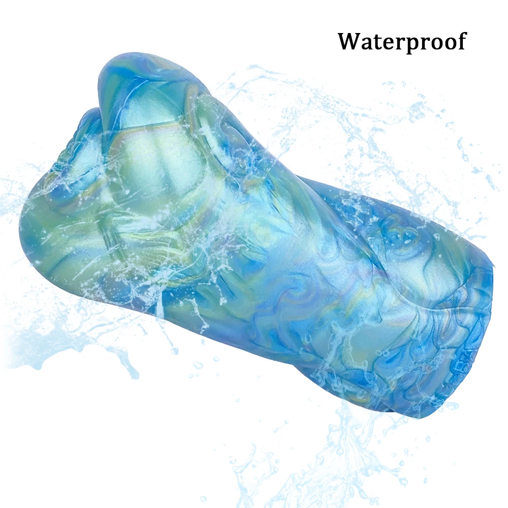 Geeba masculino castor cão masturbadores masculinos silicone bolso buceta Stroker vagina realista único canal brinquedos sexuais para homens onahole
