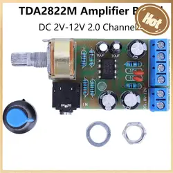 TDA2822M scheda amplificatore DC 1.8-12V 2.0 canali Mini AUX modulo amplificatore Audio AMP modulo potenziometro di controllo del Volume