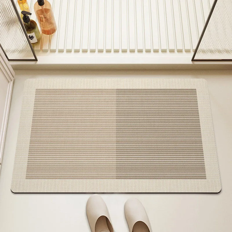 Absorbent Bathroom Rug Non-slip Diatomite Floor Mat Bath Doormat Toilet Area Carpet Quick-drying Home Decor Alfombra De Baño양탄자