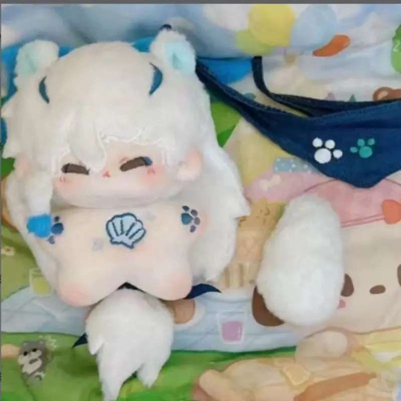 

Stuffed 10cm Game Anime Genshin Impact Alhaitham Neuvillette Wriothesley Kamisato Ayato Plush Doll Toy Dress Up Cotton Kid Gift