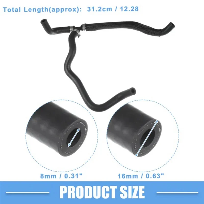 A11F-Auto Engine Cooler Hose 17127576363 For BMW F07 F10 F11 550I F12 F13 650I F01 F02 F03 F04 750I E70 E71 E72