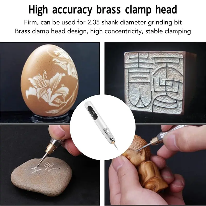 A008 Mini Electric Engraving Pen, 5V 10W 3 Gear Polishing Grinding Pen For Glass, Metal, Wood, Plastic, Leather, Jewelry