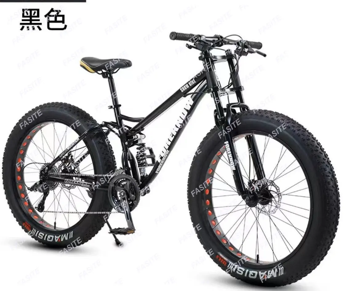 Price Aluminum Alloy Soft-tail Frame  26inch Snow Bike Fat Tire Bicycle