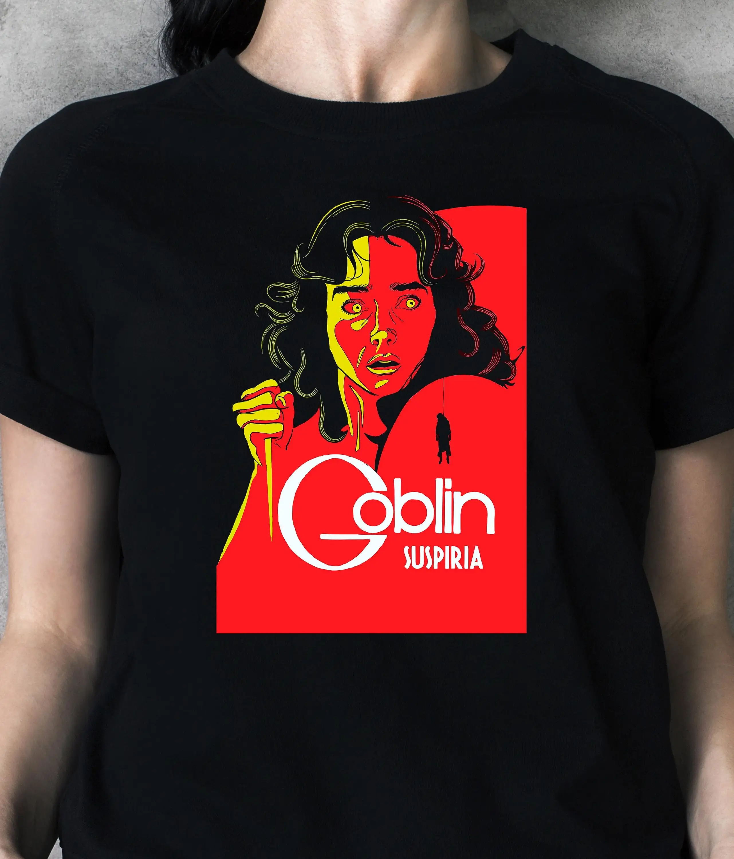 GOBLIN band T Shirt progressive rock Dario Argento movie Profondo Rosso Suspiria Devil tee Oversized