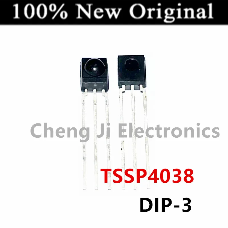 10PCS/Lot    TSSP4038     TSSP4038SS1XB    SIP-3   New Original IR Receiver Module for Light Barrier Systems