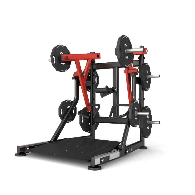 Kingace Luxury Commercial Gym Machine Dual-Function Seated Lat Pulldown & Low Row Workout Equipment Plate Loaded Steel Material