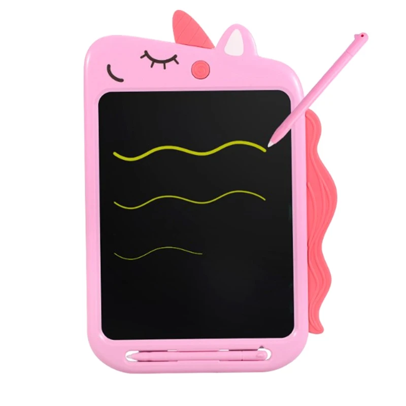 10-дюймовый планшет для рукописного ввода, детский умный ЖК-планшет для письма, красочный планшет для рукописного ввода с героями мультфильмов, граффити, прочный