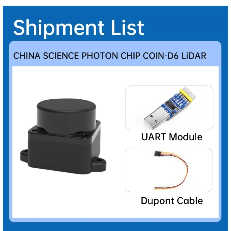 SLAMTEC RPLIDAR C1/ D6 DTOF LiDAR Sensor TOF 12m Ranging 360° Scanning Module for Robot Mapping Navigation Obstacle Avoidance