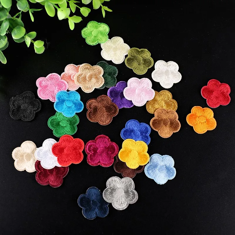 

10Pcs Hot Melt Adhesive Plum Patch Patch Handmade Diy Clothing Hat Curtain Tablecloth Backpack Handicraft Accessories Stickers