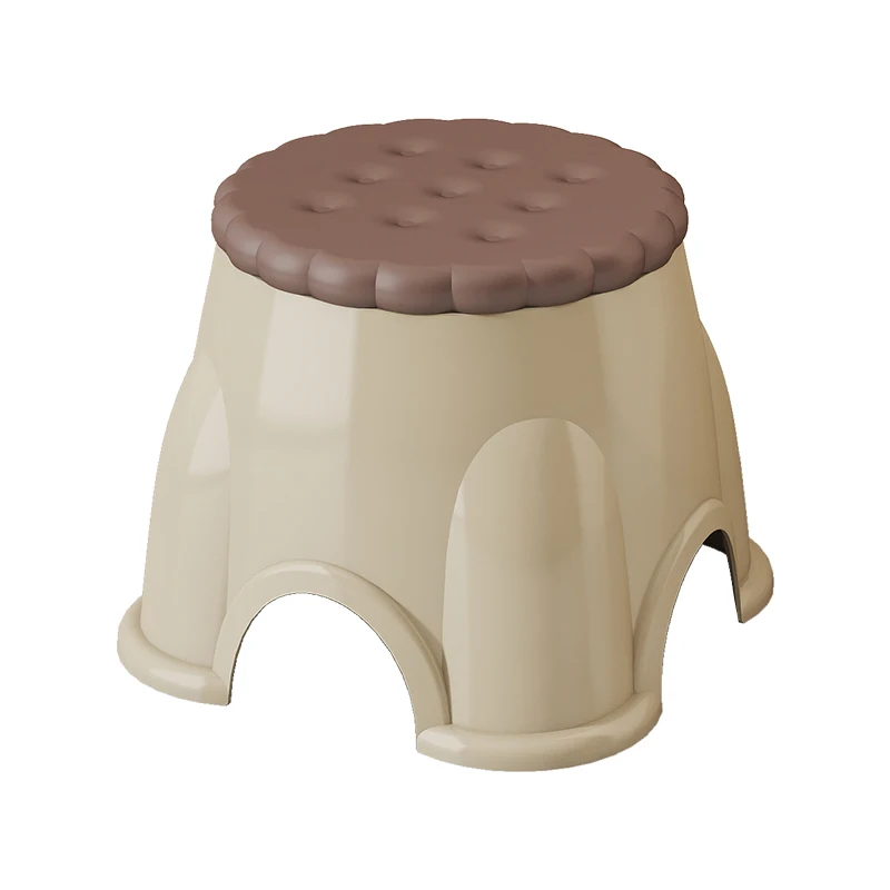 

Маленький табурет для печенья, бытовой низкий табурет для общежития, пластиковый утолщенный прочный детский табурет-ступенька