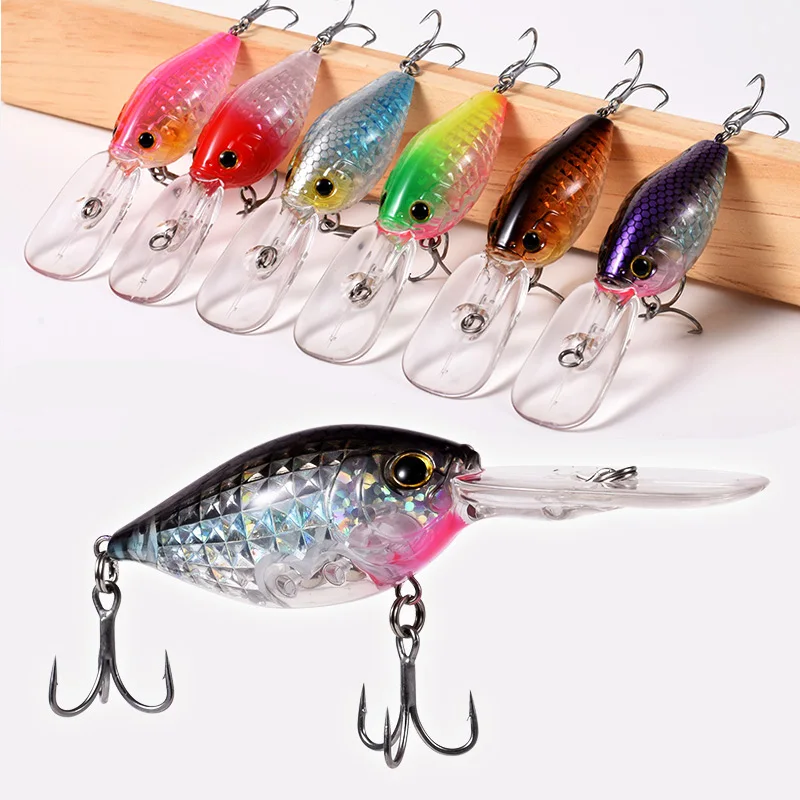 

2025 New Long Tongue Minnow Fake Bait Long Casting with Rattle Beads Floating Wave Crawler For Freshwater Sea Fishing Baits