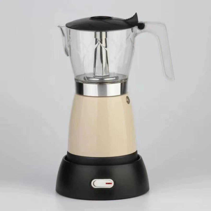 Caffettiera elettrica in alluminio per caffè espresso italiano Moka