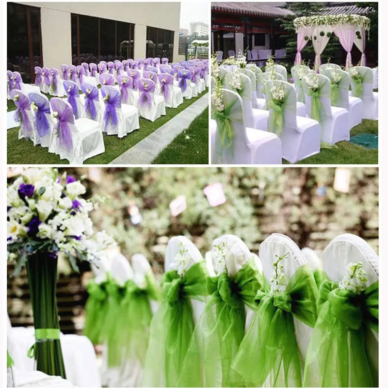 5/10M Organza Tulle Fabric Crystal Organza Roll, Sheer Shiny Fabric for Wedding Party Backdrop Decor Gift Wrapping DIY Crafts view 6