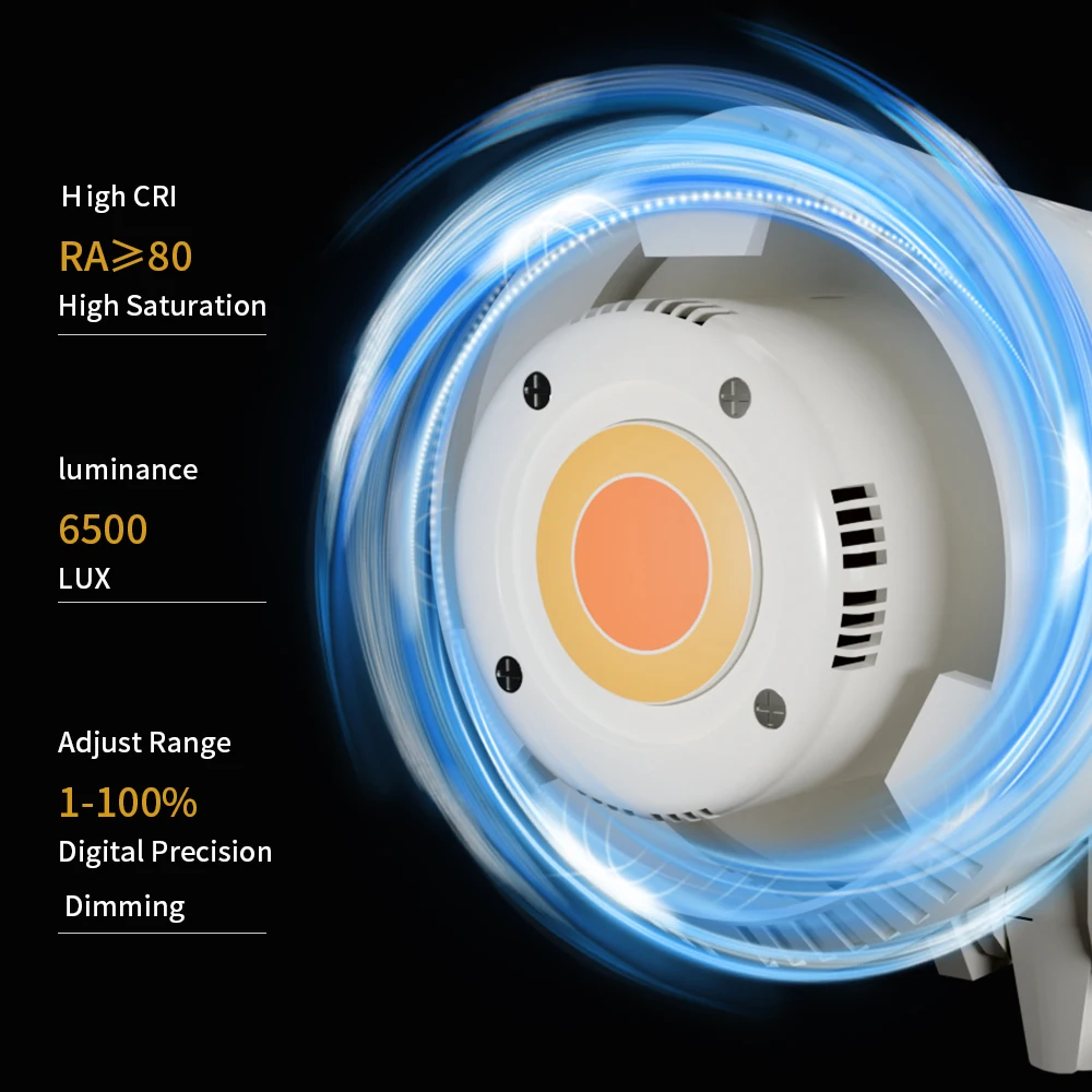 SH 90W 사진 COB 비디오 조명, 일광 균형 태양 램프, 소프트박스 조명, 인물 플래시 스튜디오 액세서리