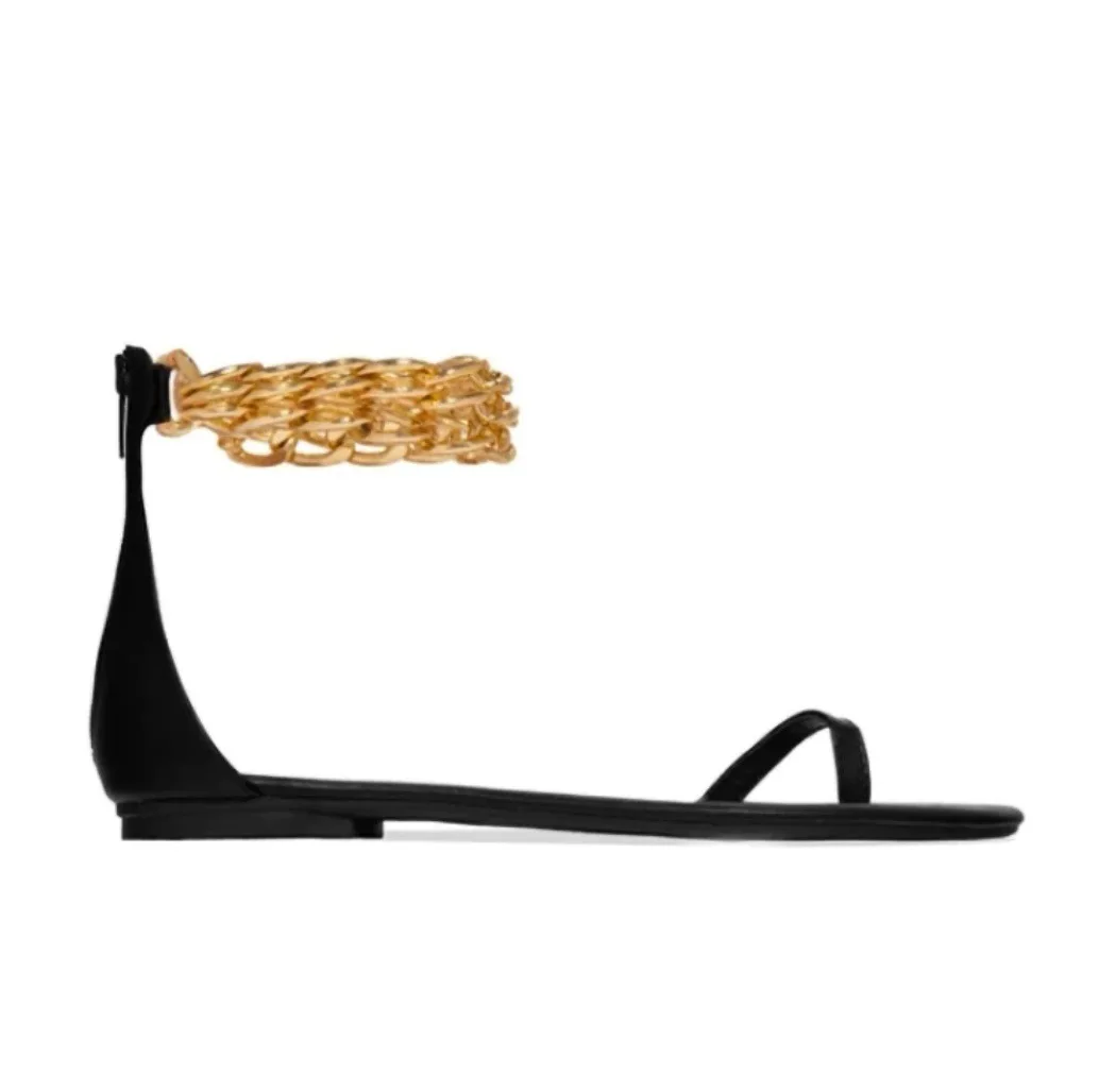 

Summer New Large Size Flat Casual Women's Sandals Comfortable Faionable Footwear Perfect for Warm Weather