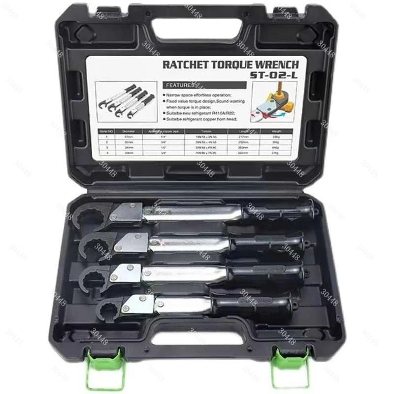 

Torque Wrench ST-02-L Air Conditioner Special Set Tool Ratchet Quick Kilogram Open End Torque Wrench