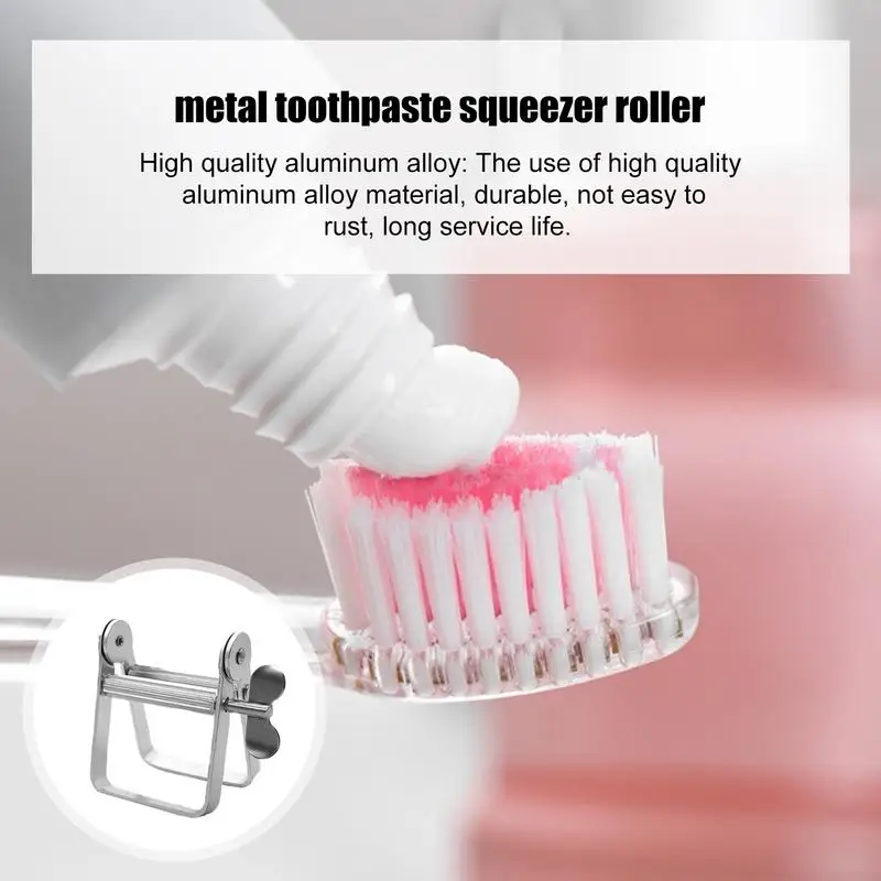 Multifunctional Oil Paint Extruder Aluminum Alloy Toothpaste Squeezers Manual Oil Paint Extruder Tube Roller Squeezer No Waste