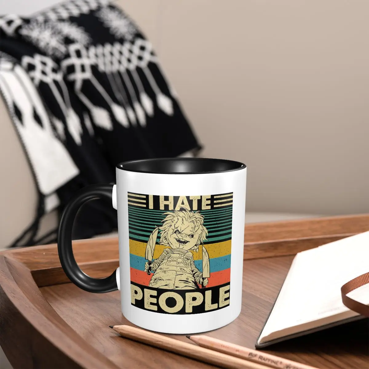 Chucky From Child's Play Mug Funny Ceramic Coffee Cups Tea Mugs Milk Cup Drinkware Gifts for Woman Man
