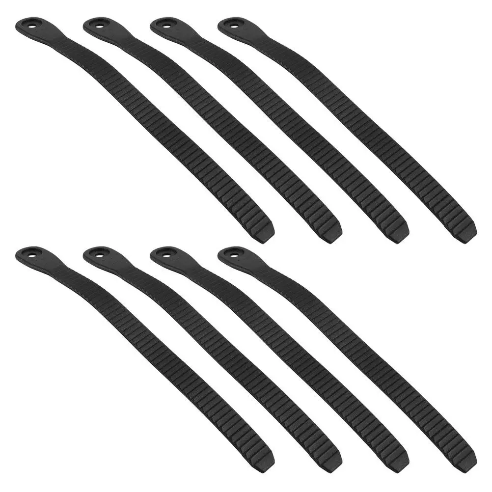 8Pcs Roller Skate Replacement Straps Adjustable Fixing Buckle Straps Professional Skate Fixing Strap for Ice Skates Skating