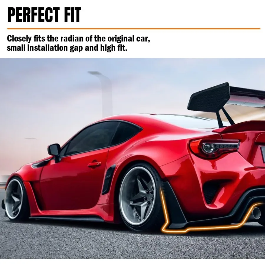 المصد الخلفي الناشر الشفاه متوافق مع 20162024 كامارو باستثناء ZL1 نموذج PP ماتي الأسود الخلفي السفلي الشفاه الستارة الفاصل 3 قطعة