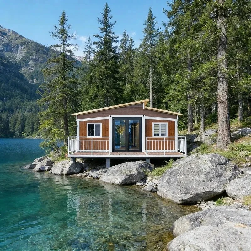 Customizable Small Modular Prefab House Portable Container Home For Granny Flat Office Cottage