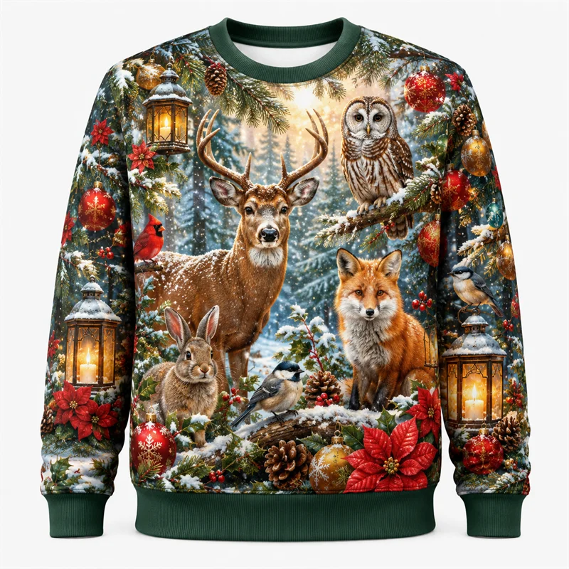 เสื้อสเวตเตอร์คริสต์มาสลายแปลก - Men'S Fashion Xmas Party บทวิจารณ์และราคา