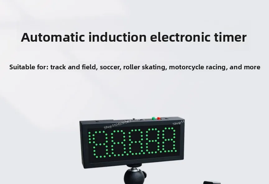 Laser infrared timer automatically detects multi-track track and field competitions