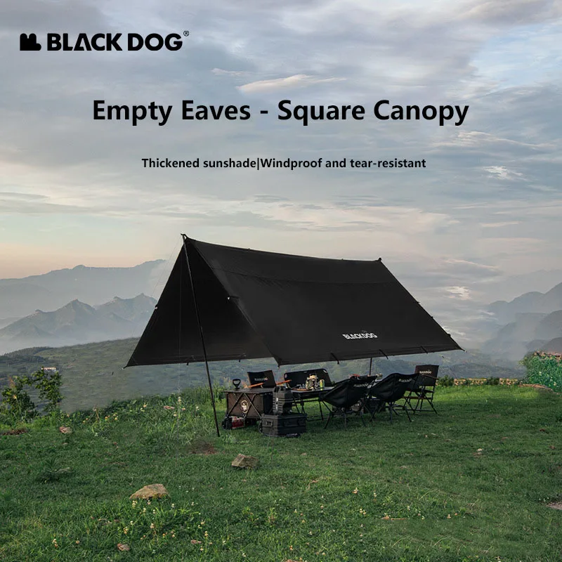 Blackdog Outdoor Square Canopy Ultra-light Portable Multi-purpose Thickened Windproof Waterproof Sunshade Tent Camping Equipment