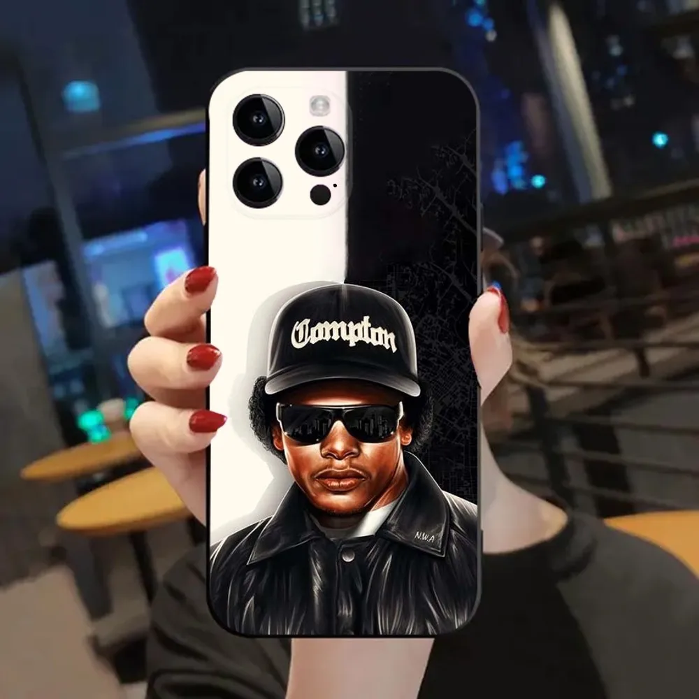 Rapper E-eazy e   Phone Case For Apple iPhone 15,14,13,12,11,XS,XR,X,8,7,Pro,Max,Plus,mini Silicone Black Cover