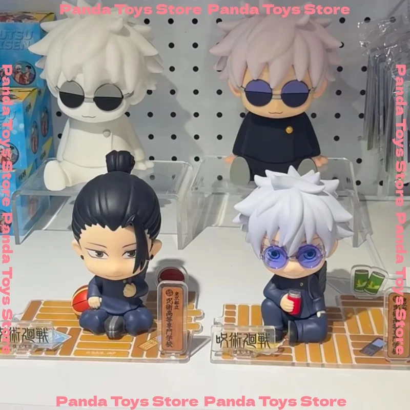 Em estoque 13cm jujutsu kaisen satoru gojo geto suguru figura de ação modelo anime figuras periféricos ornamento brinquedo presentes