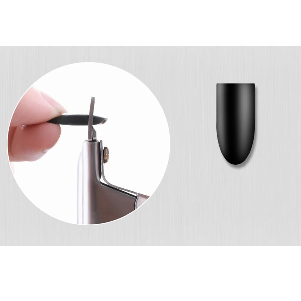 2 قطعة قسط الفولاذ المقاوم للصدأ مسمار القاطع U شكل مانيكير المقص ل الاكريليك الأظافر الاصطناعية الطبيعية المتقلب أداة باديكير #5