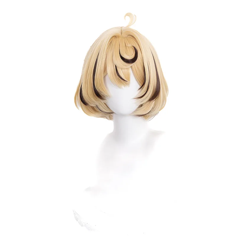 Game Zenless Zone Zero Yidhari Cosplay Wig ZZZ Women 35cm Highlight Short Heat Resistant Wig Octopus Yidhari Cosplay Halloween