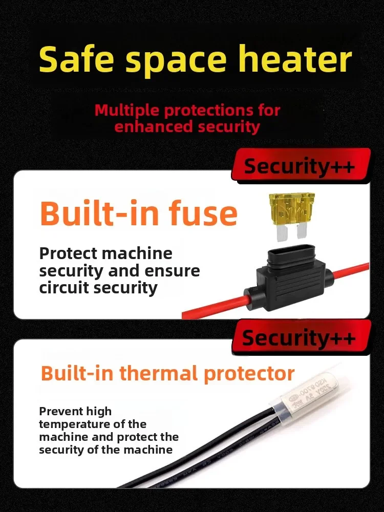 

Электрический автомобильный обогреватель 2025, размораживание и противозапотеватель, 48 В, 60 В, 72 В, четырехколесный аккумуляторный автомобильный обогреватель новой энергии